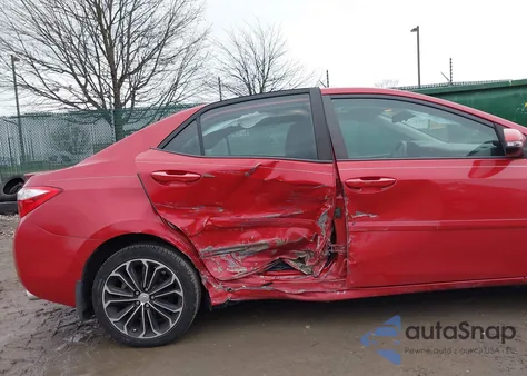 2015 Toyota Corolla S Premium from USA, damaged, VIN 2T1BURHE9FC343552